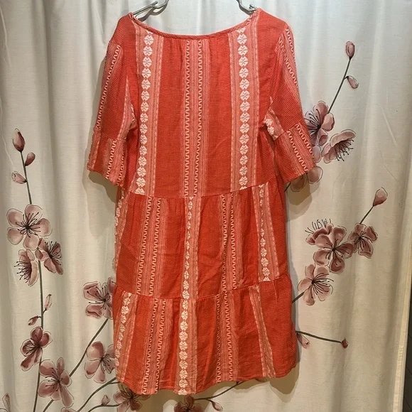 DYLAN by True Grit Red Boho Women's Dress Size XS (Would fit small) - Picture 6 of 7